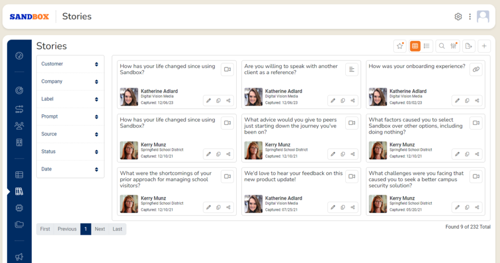 Customer Content - manage Manage and organize your customer content in a central place